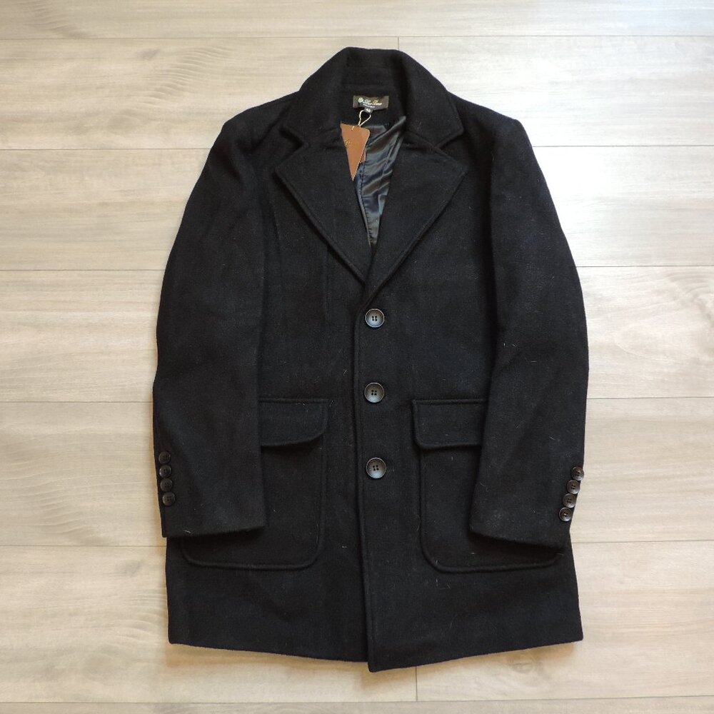 Loro Piana Cashmere Field Jacket Coat Made in Italy NWT Mens 48 Button Up